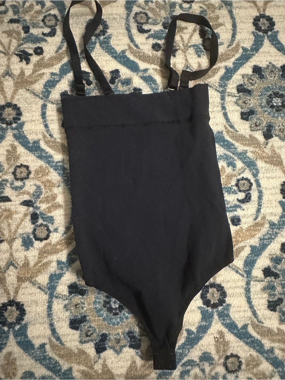 Leonisa Black High Compression Shapewear Bodysuit Size Small